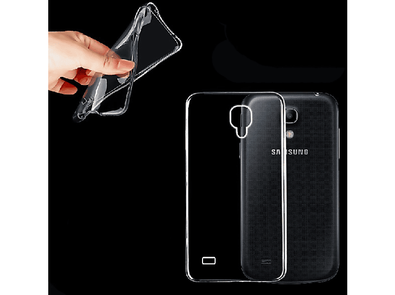 Dünn Bumper, KÖNIG Mini, Handyhülle S4 Transparent Samsung, DESIGN Galaxy Backcover, Ultra