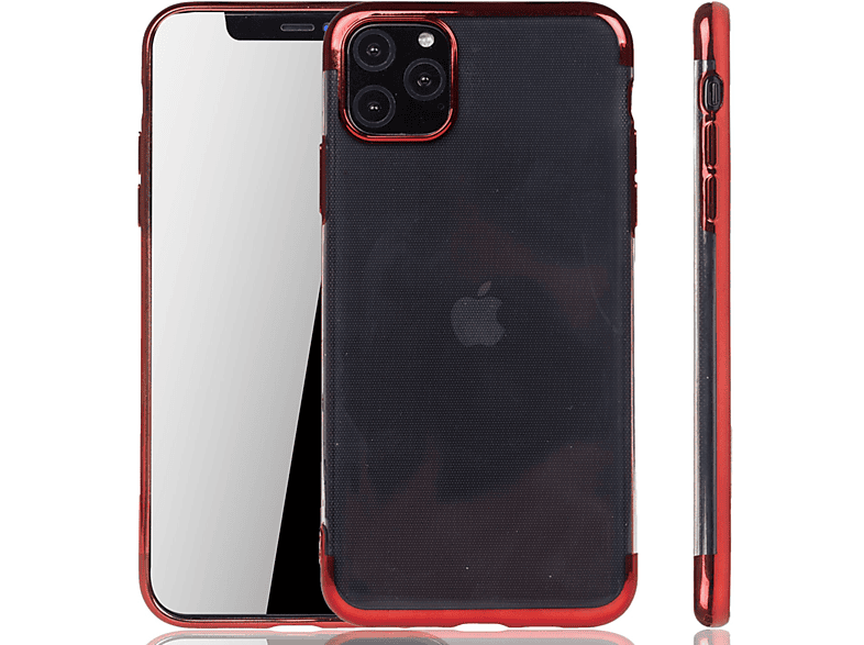 Apple, Max, KÖNIG iPhone DESIGN Pro Schutzhülle, 11 Rot Backcover,
