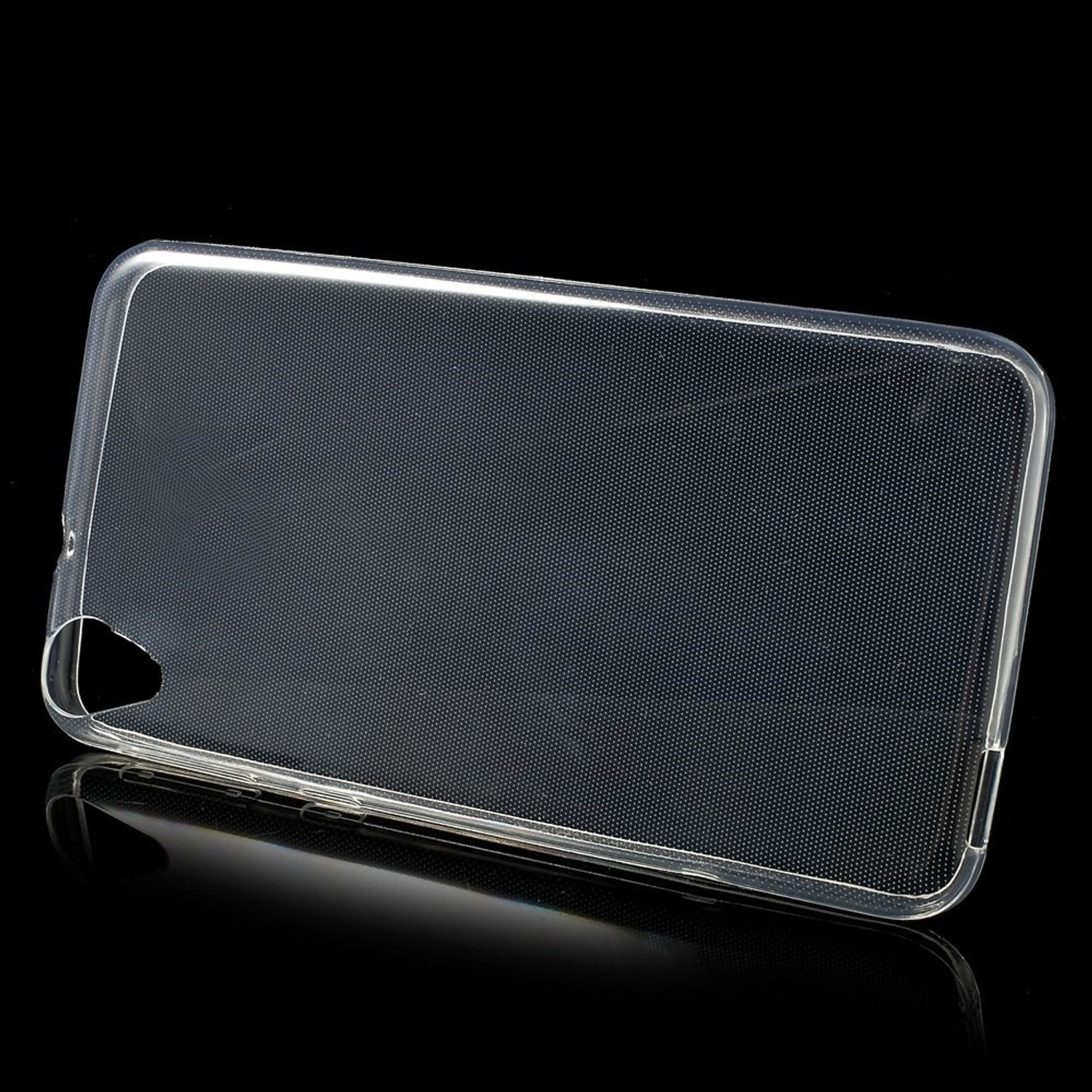 KÖNIG DESIGN Handyhülle Ultra Dünn Desire HTC, Transparent Backcover, 820, Bumper