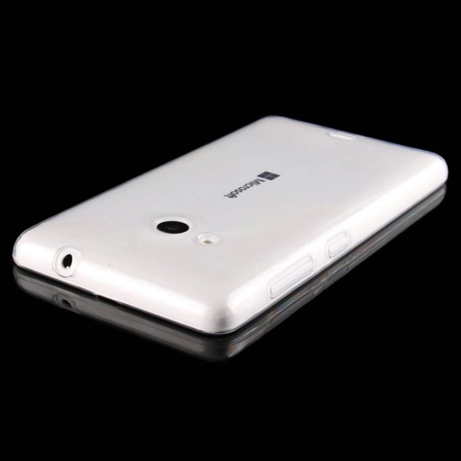 KÖNIG DESIGN Dünn Ultra Backcover, Bumper, 435, Microsoft, Handyhülle Transparent Lumia