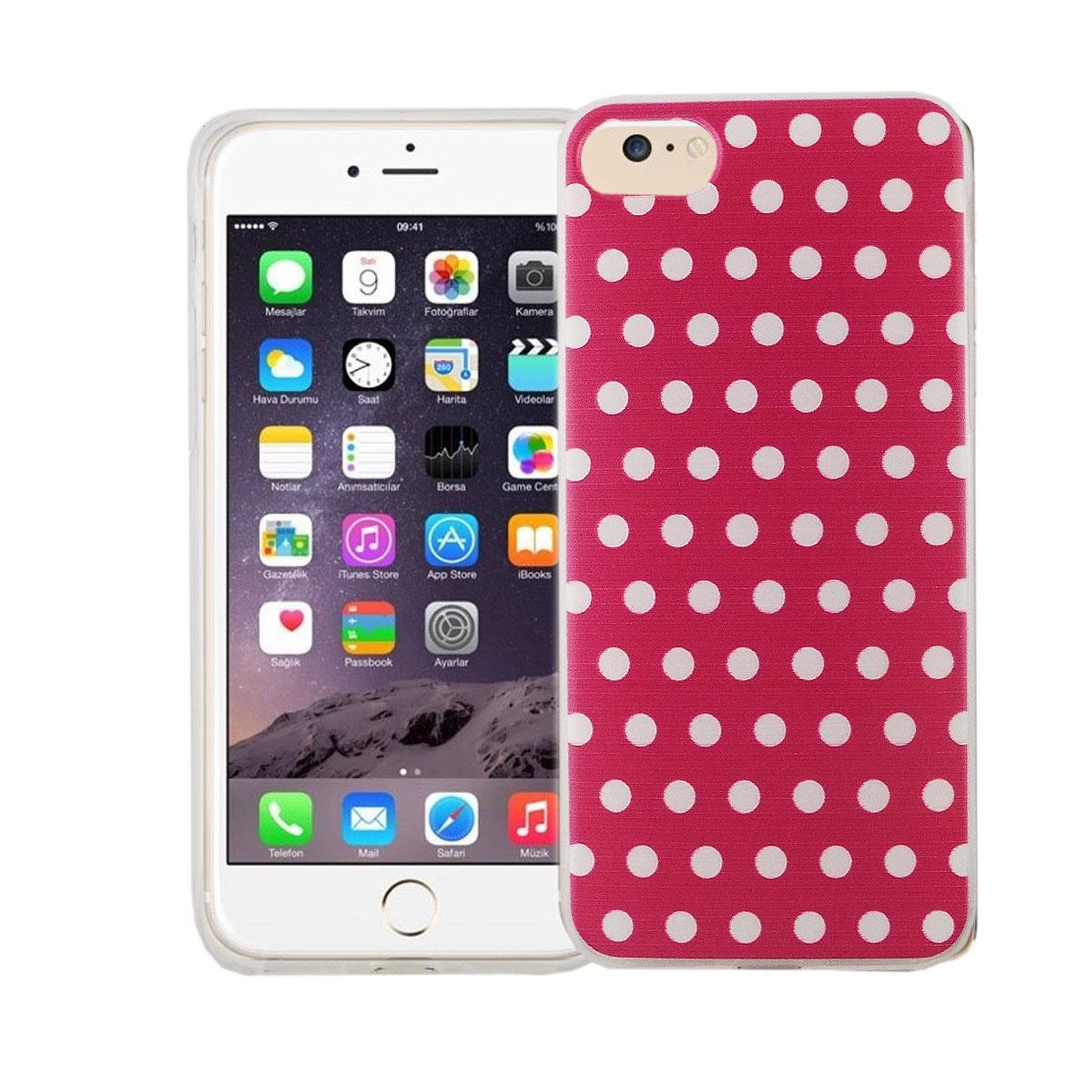 KÖNIG DESIGN Backcover, Apple, Rosa 8, Handyhülle iPhone Bumper