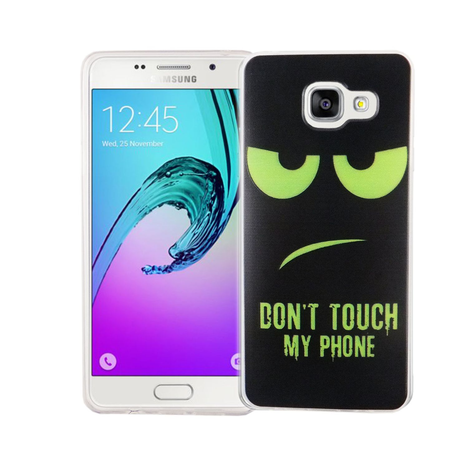 Samsung, A5 Bumper, (2016), Galaxy Handyhülle DESIGN Schwarz KÖNIG Backcover,