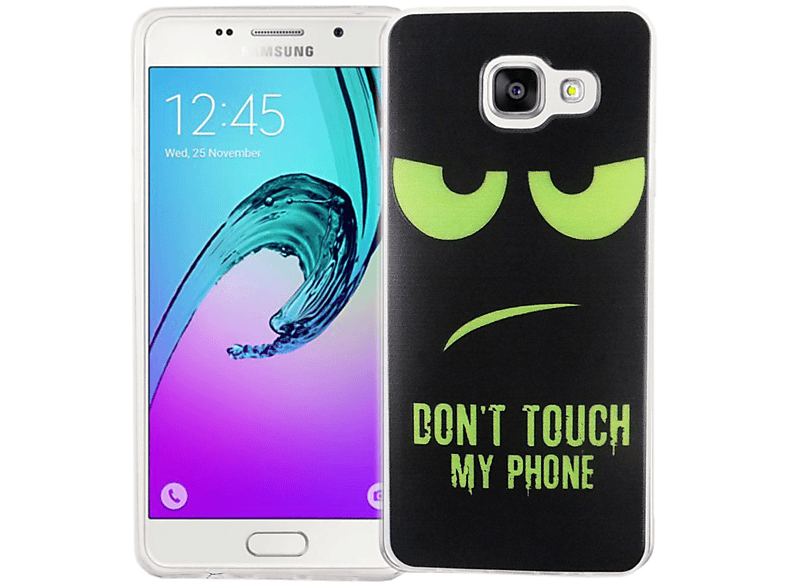 Samsung, A5 Bumper, (2016), Galaxy Handyhülle DESIGN Schwarz KÖNIG Backcover,