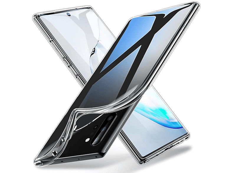 KÖNIG DESIGN Handyhülle Ultra Dünn Bumper, Backcover, Samsung, Galaxy Note 10 Plus, Transparent