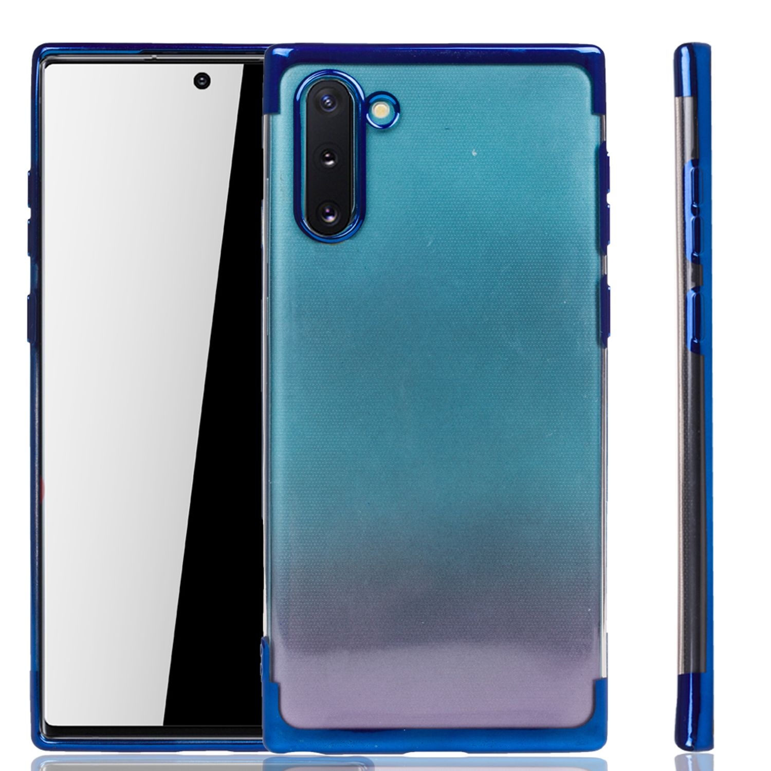 Backcover, DESIGN Schutzhülle, 10, Galaxy Note Samsung, KÖNIG Blau