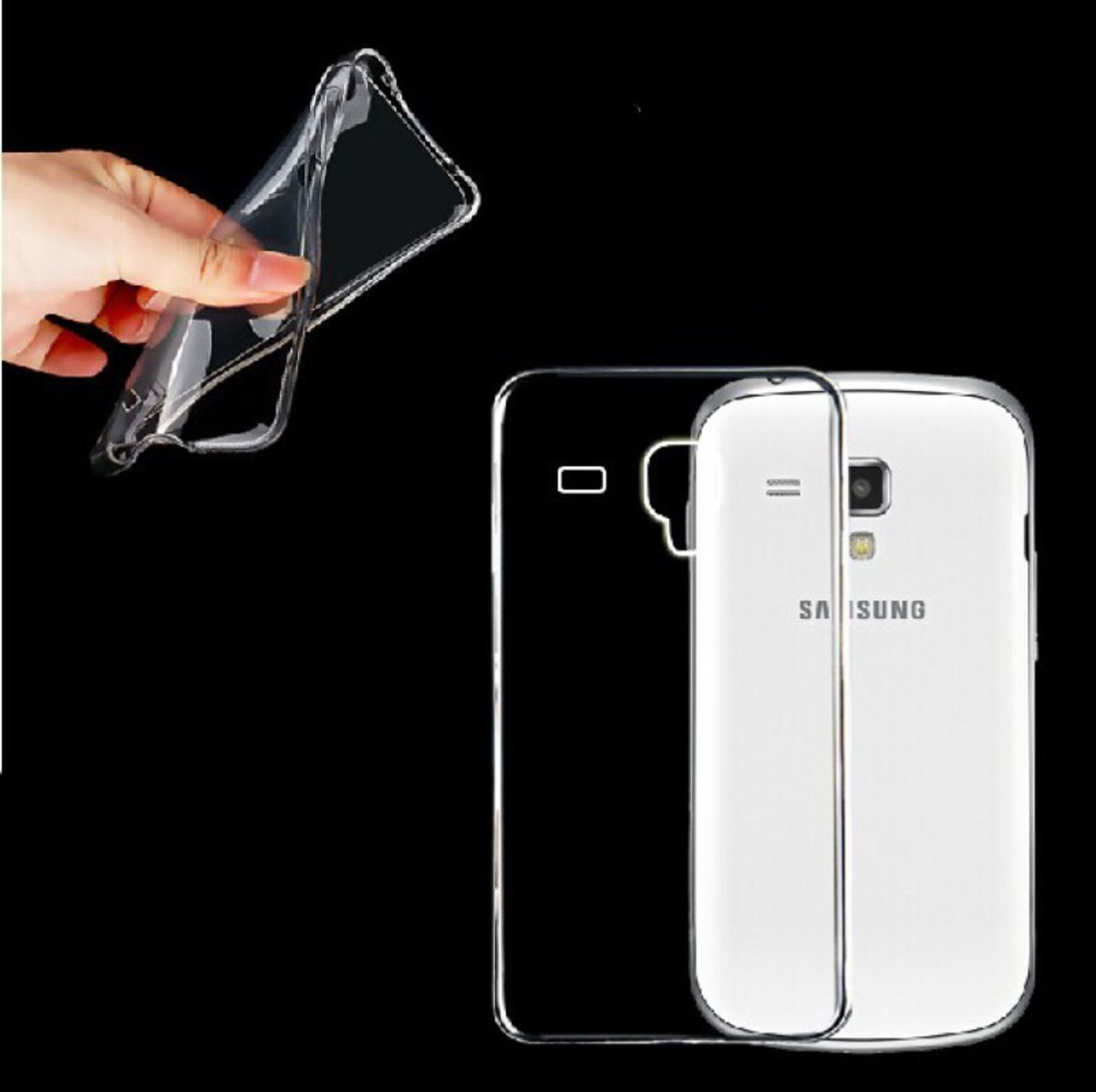 DESIGN Samsung, Mini, Dünn Handyhülle Galaxy KÖNIG S3 Transparent Bumper, Backcover, Ultra