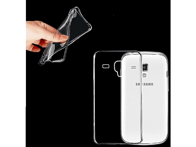 KÖNIG Bumper, Transparent Backcover, S3 Ultra Mini, Samsung, Dünn Handyhülle DESIGN Galaxy