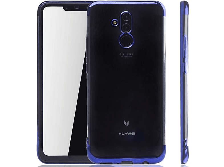 KÖNIG DESIGN Schutzhülle, Backcover, Huawei, Mate 20 Lite, Blau