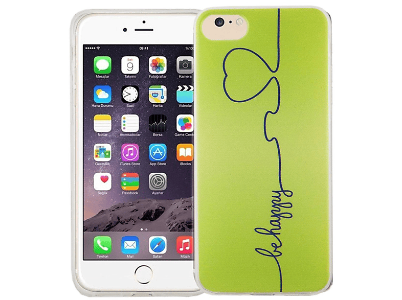 KÖNIG DESIGN Handyhülle Bumper, Backcover, Apple, iPhone 8, Grün | Bumper