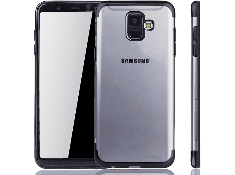 KÖNIG DESIGN A6 Galaxy (2018), Schwarz Backcover, Samsung, Schutzhülle