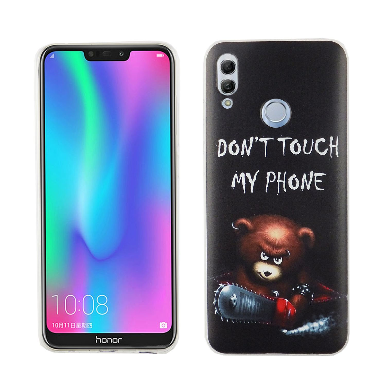 KÖNIG DESIGN Bumper, 2019, Backcover, Smart Huawei, Schwarz Handyhülle P