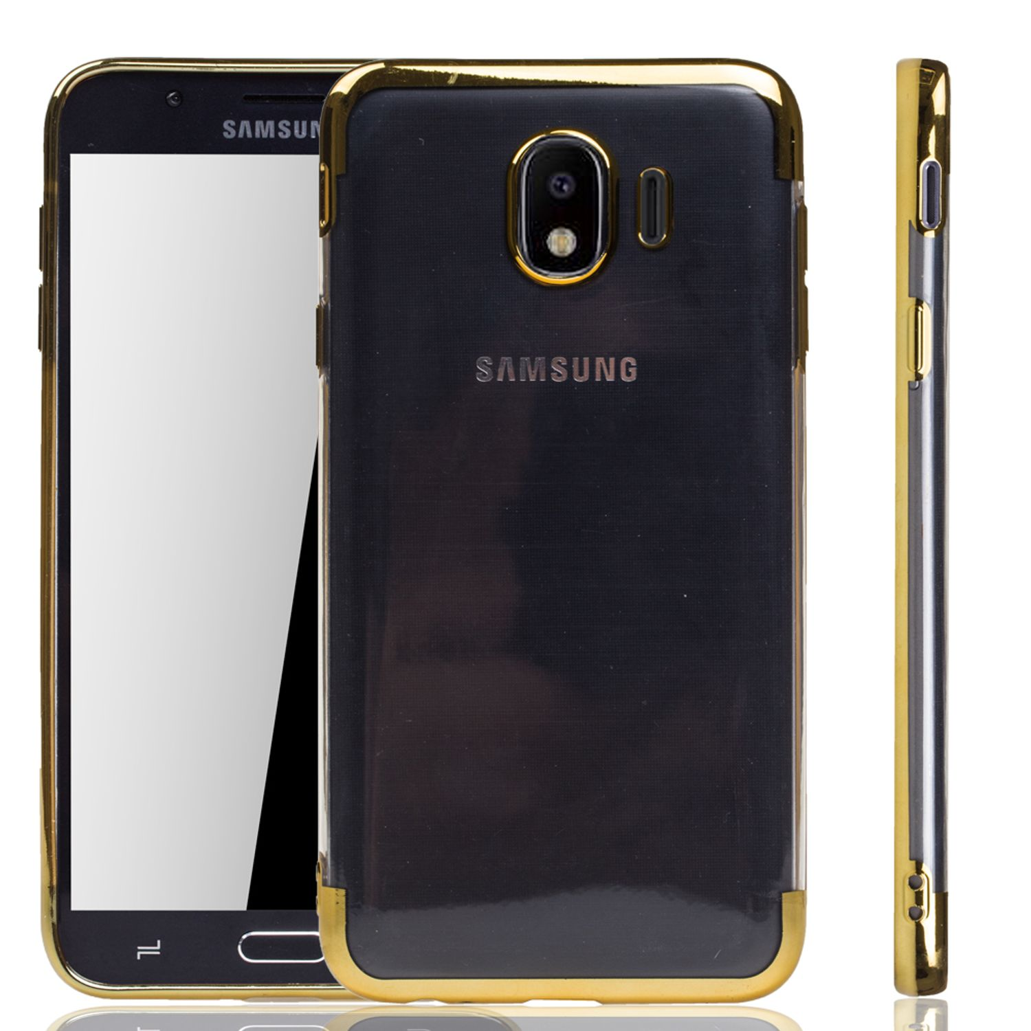 KÖNIG DESIGN Schutzhülle, Backcover, Samsung, Galaxy Gold J4