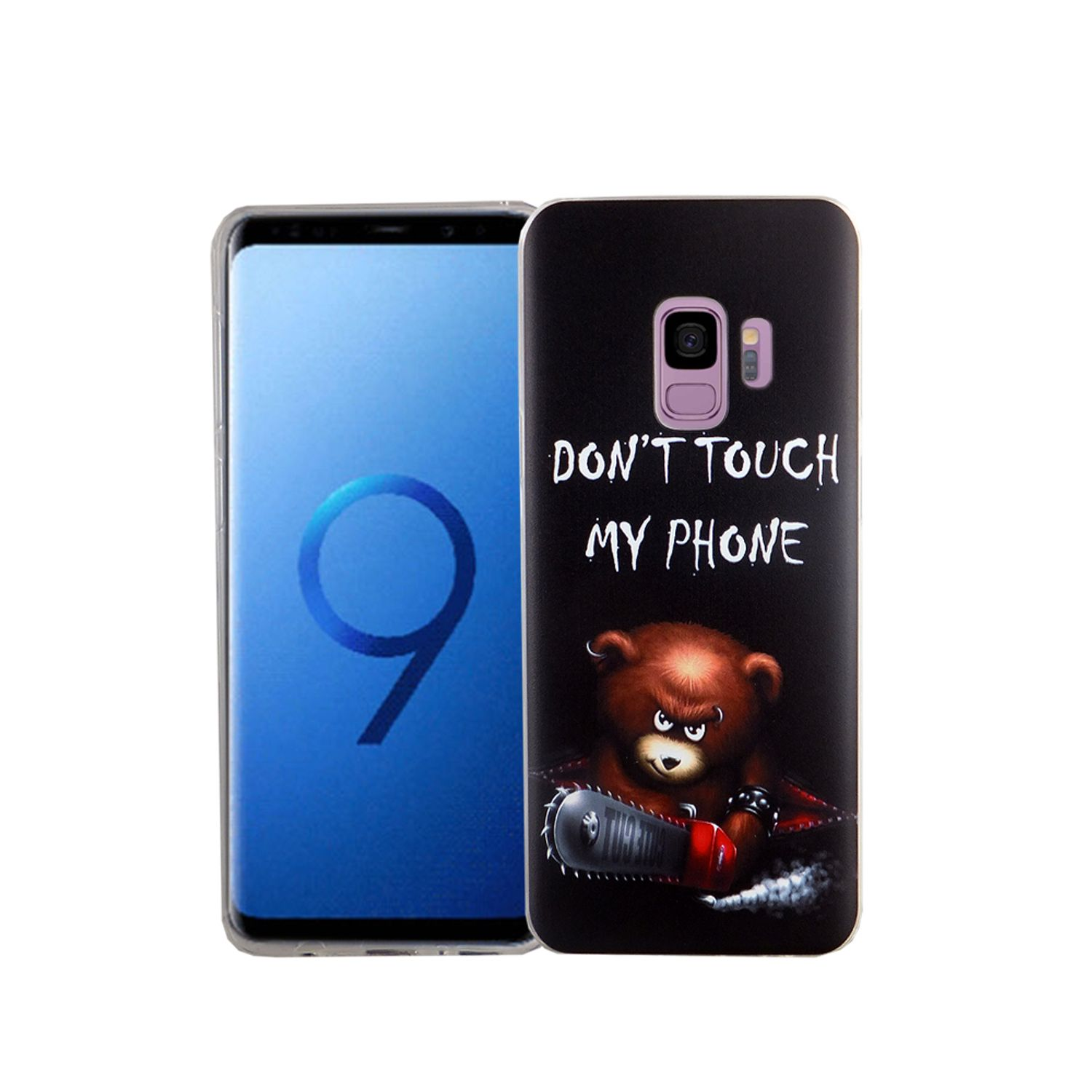 DESIGN S9, KÖNIG Samsung, Galaxy Backcover, Schwarz Schutzhülle,