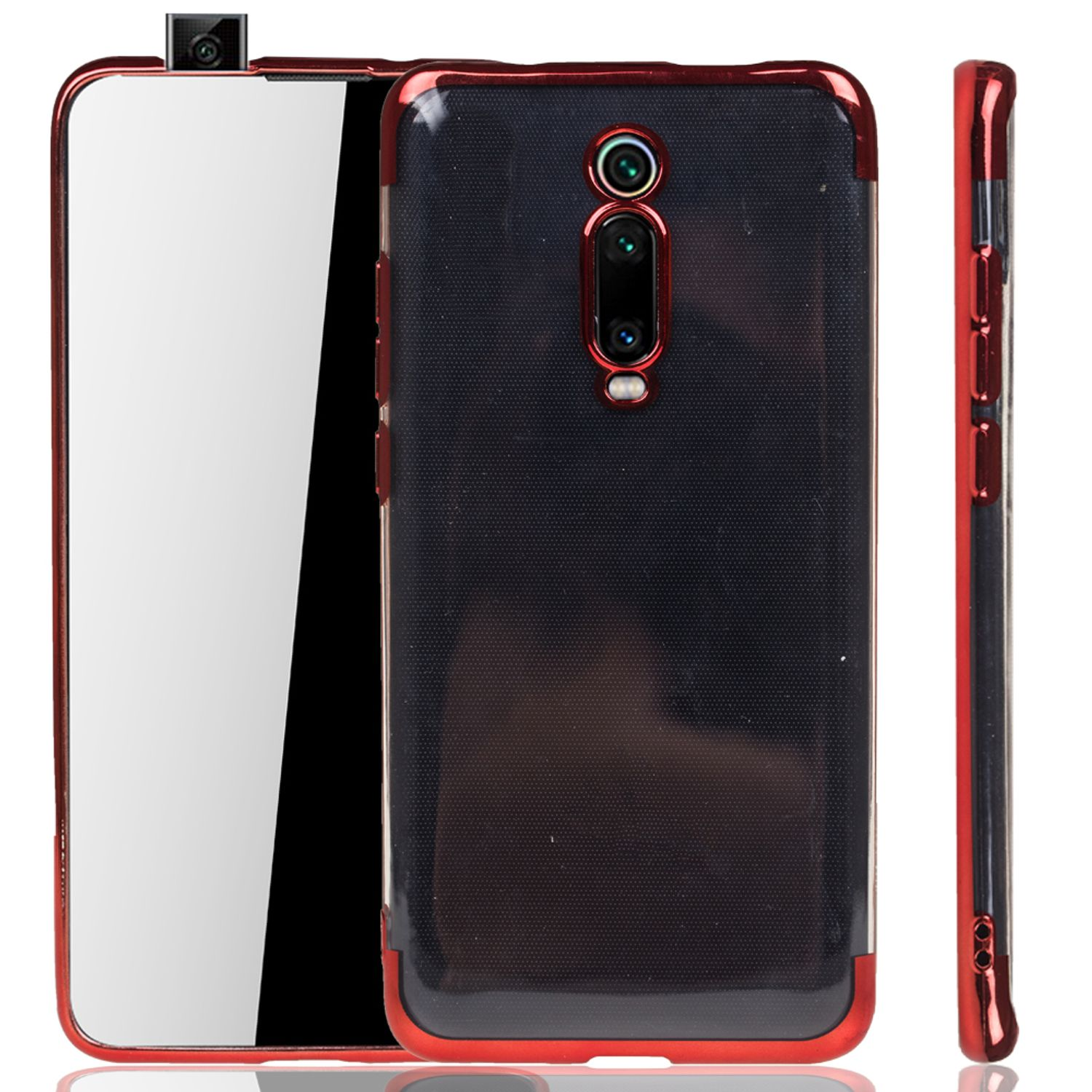 KÖNIG DESIGN Xiaomi, Rot Backcover, Schutzhülle, 9T, Mi