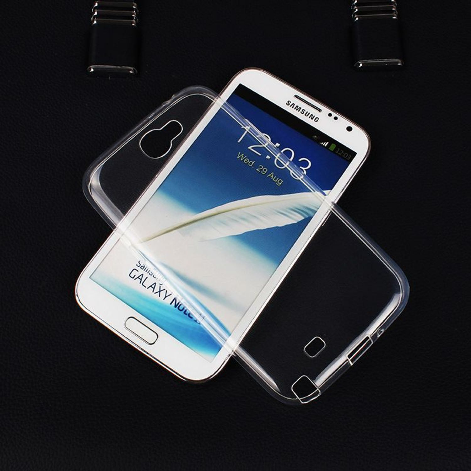 Bumper, DESIGN Galaxy Backcover, Ultra N7100, Handyhülle Note Samsung, Transparent 2 Dünn KÖNIG