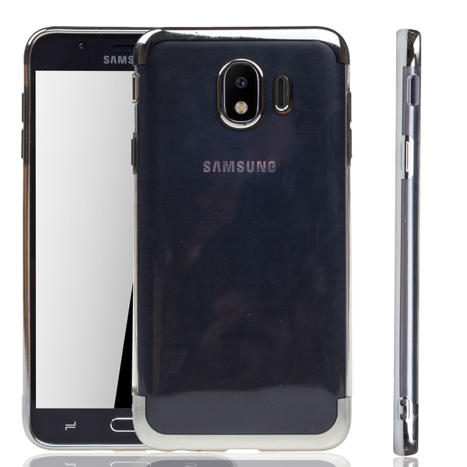 J4, Samsung, Silber Schutzhülle, Galaxy KÖNIG Backcover, DESIGN