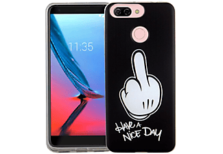 KÖNIG DESIGN Schutzhülle, Backcover, ZTE, Blade V9 Vita, Schwarz