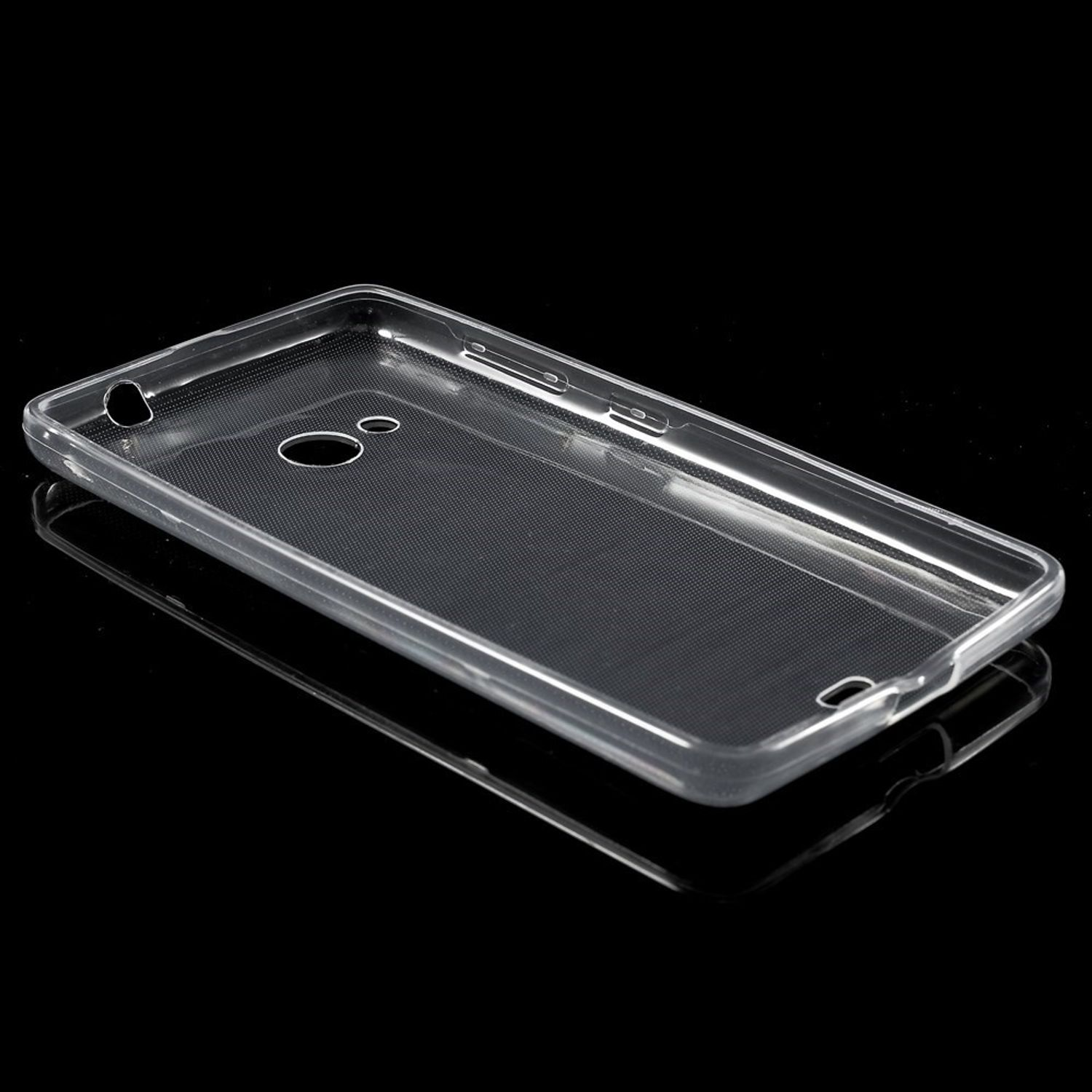 Backcover, 535, Ultra DESIGN Lumia Transparent KÖNIG Handyhülle Microsoft, Bumper, Dünn