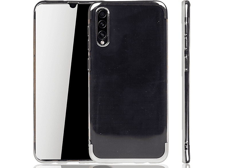 Galaxy KÖNIG A50s, Schutzhülle, Backcover, DESIGN Silber Samsung,