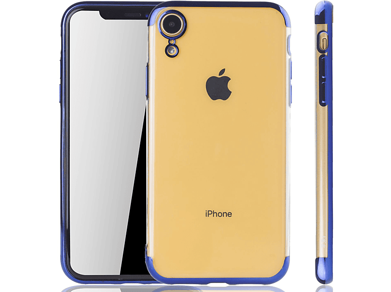 Backcover, iPhone Blau Schutzhülle, Apple, KÖNIG DESIGN XR,