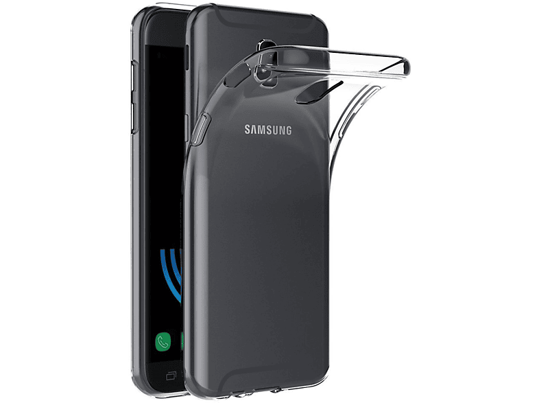 KÖNIG DESIGN Handyhülle Ultra Dünn Bumper, Backcover, Samsung, Galaxy J5 (2017), Transparent