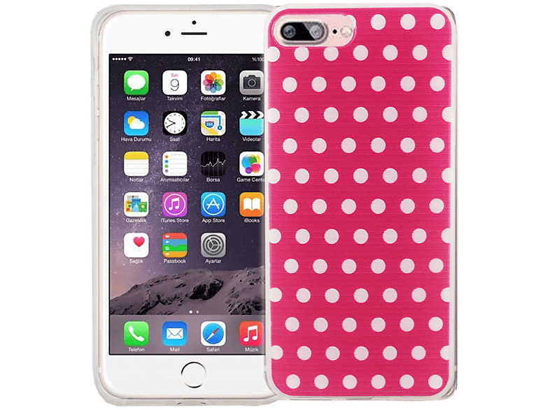 KÖNIG DESIGN 7 Rosa iPhone Backcover, Handyhülle Apple, Bumper, Plus