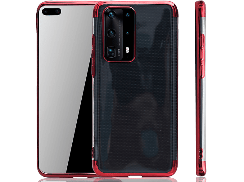 Rot Backcover, DESIGN KÖNIG Schutzhülle, Huawei, Pro, P40
