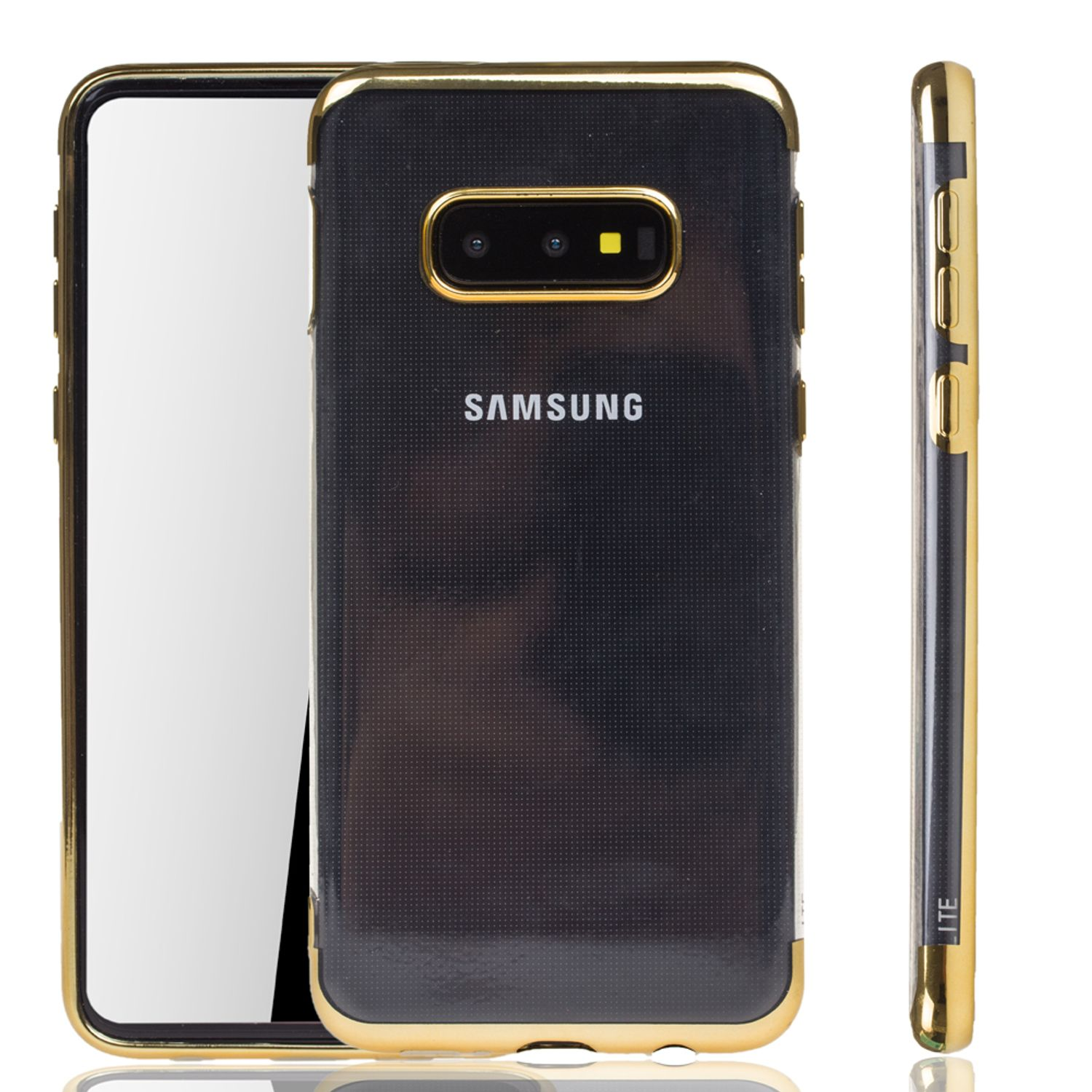 Schutzhülle, Samsung, Backcover, Gold KÖNIG S10e, Galaxy DESIGN