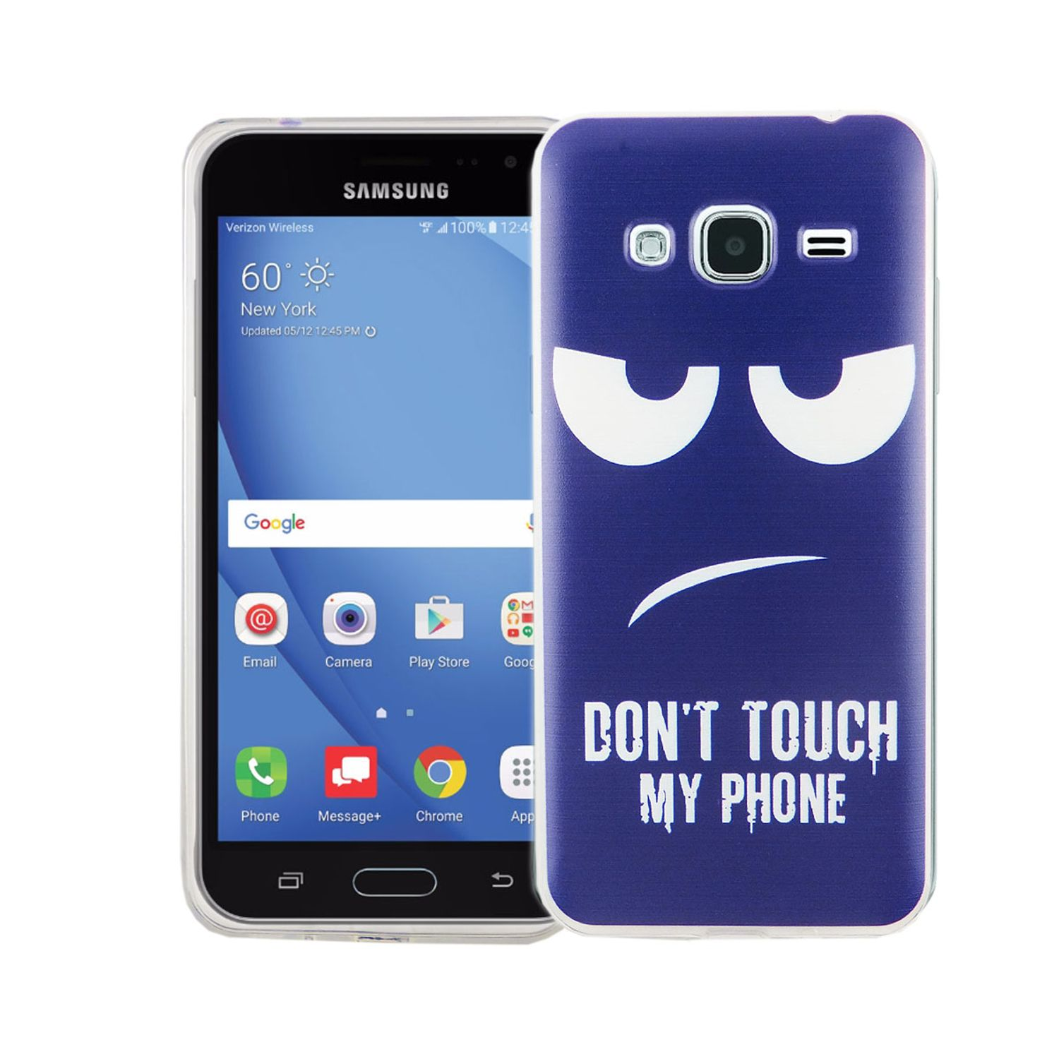 (2016), Galaxy DESIGN Blau KÖNIG Bumper, J3 Handyhülle Samsung, Backcover,