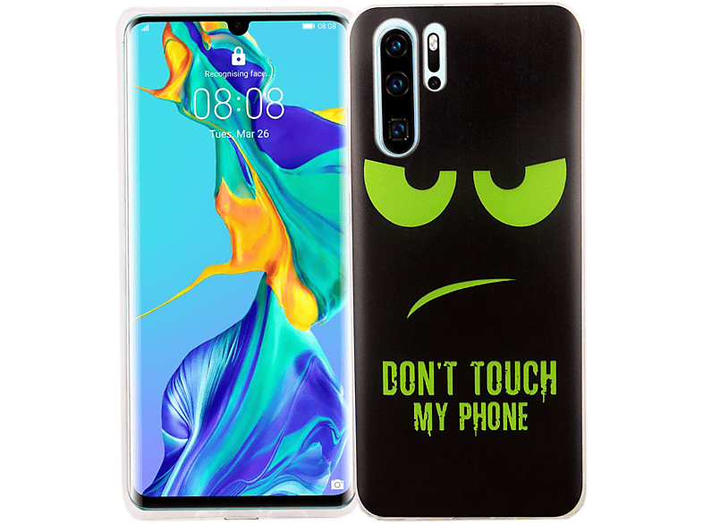 KÖNIG DESIGN Handyhülle Bumper, Backcover, Huawei, P30 Pro New Edition, Schwarz