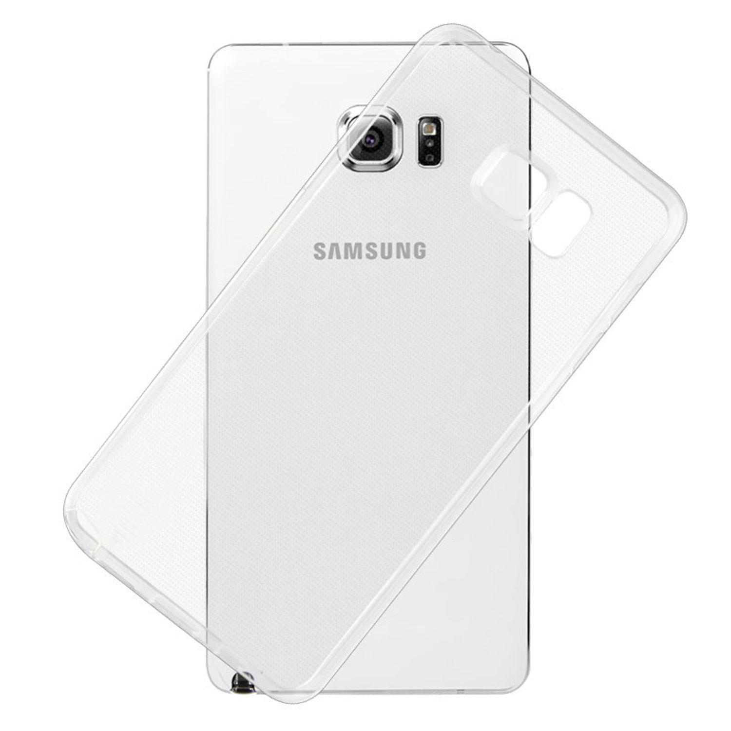 Bumper, 5, Transparent Samsung, DESIGN Dünn Backcover, Galaxy Note Handyhülle KÖNIG Ultra