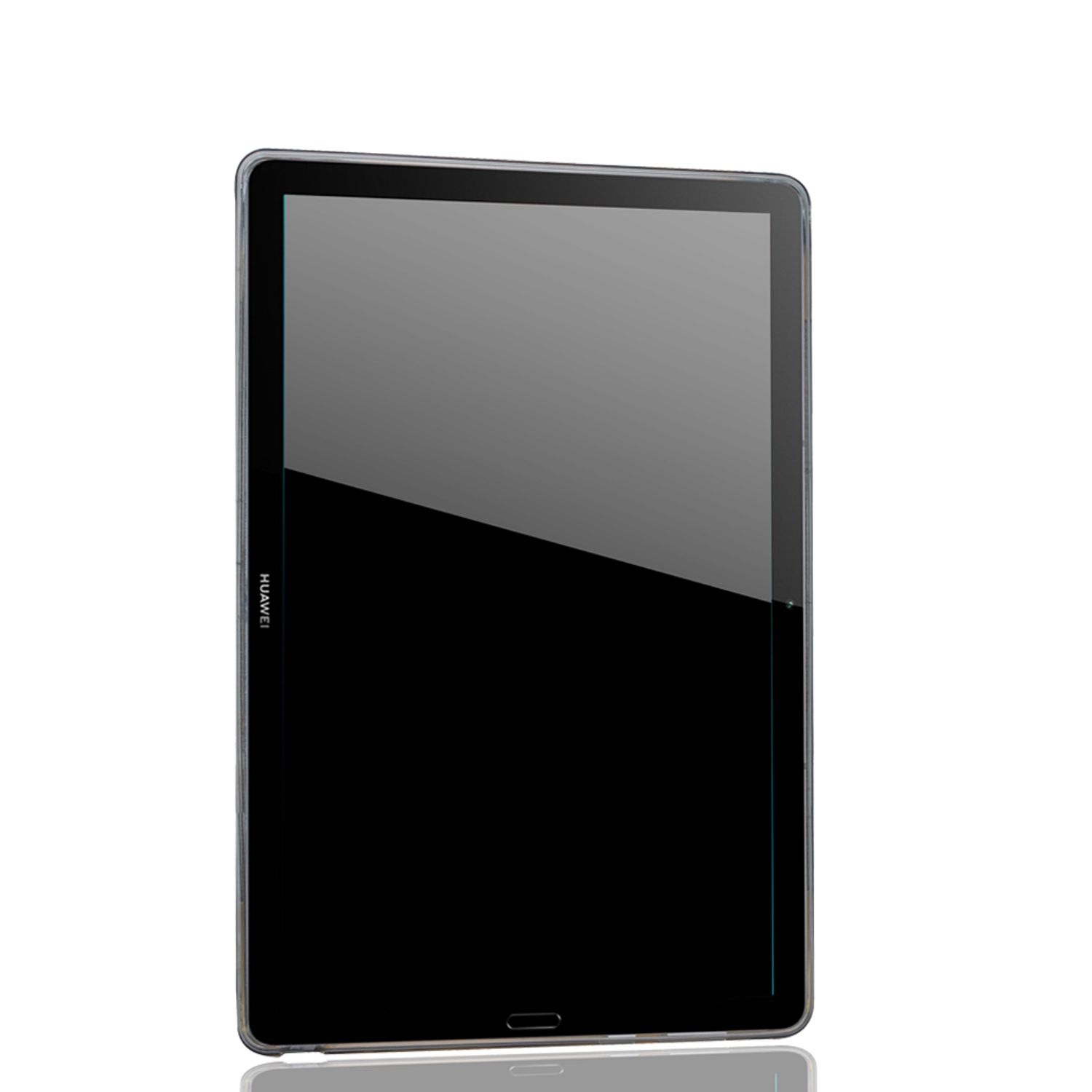 KÖNIG DESIGN Tablet Hülle Kunststoff, Transparent für Backcover Tablethülle Huawei