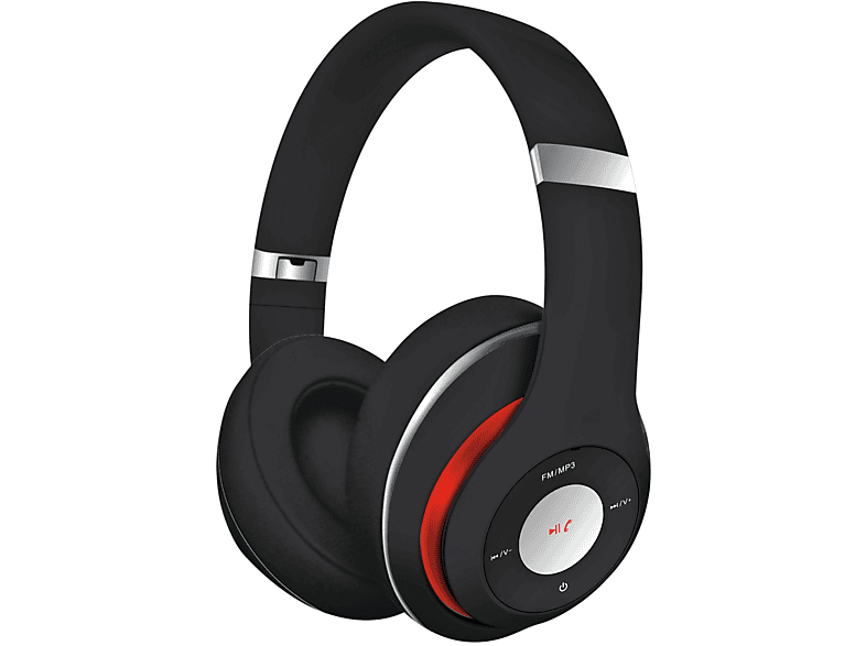 PLATINET FH0916 schwarz, Over-ear Headphone Bluetooth schwarz