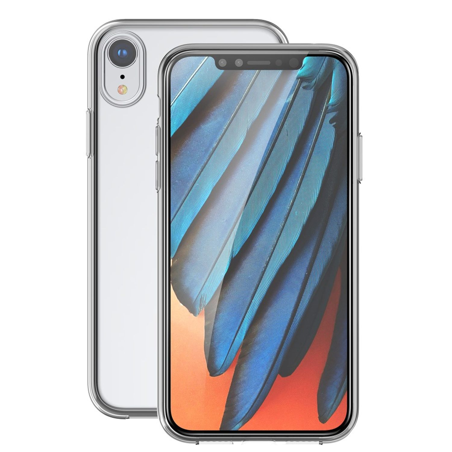 iPhone XR, Backcover, Bumper, Handyhülle Apple, Transparent Dünn DESIGN Ultra KÖNIG