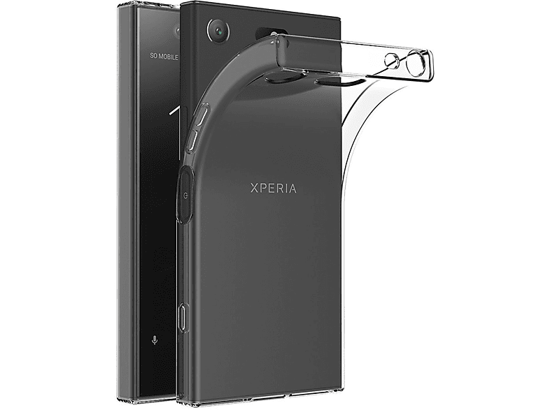 KÖNIG DESIGN Handyhülle Ultra Dünn Bumper, Backcover, Sony, Xperia XZ1 Compact, Transparent