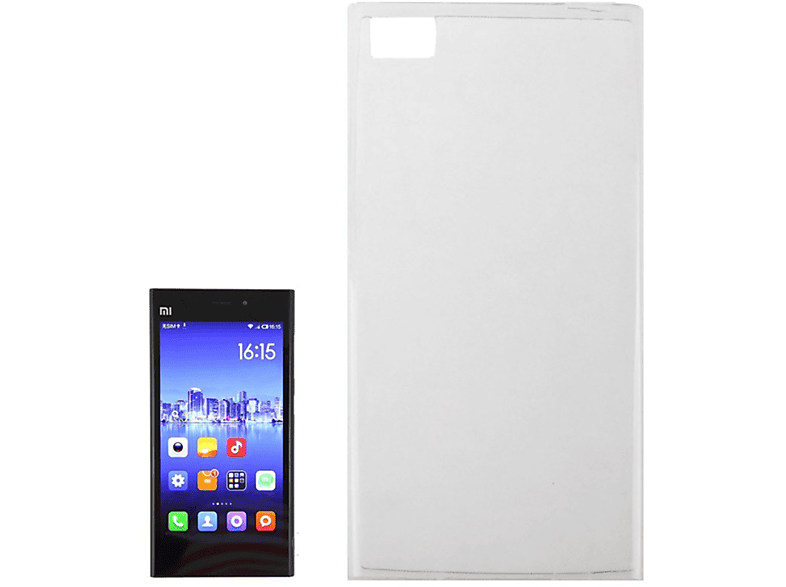 KÖNIG DESIGN Handyhülle Ultra Dünn Bumper, Backcover, Xiaomi, Mi 3, Transparent