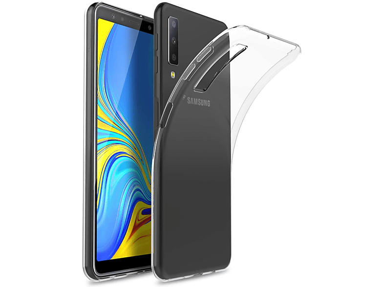 KÖNIG DESIGN Handyhülle Ultra Dünn Bumper, Backcover, Samsung, Galaxy A7 (2018), Transparent