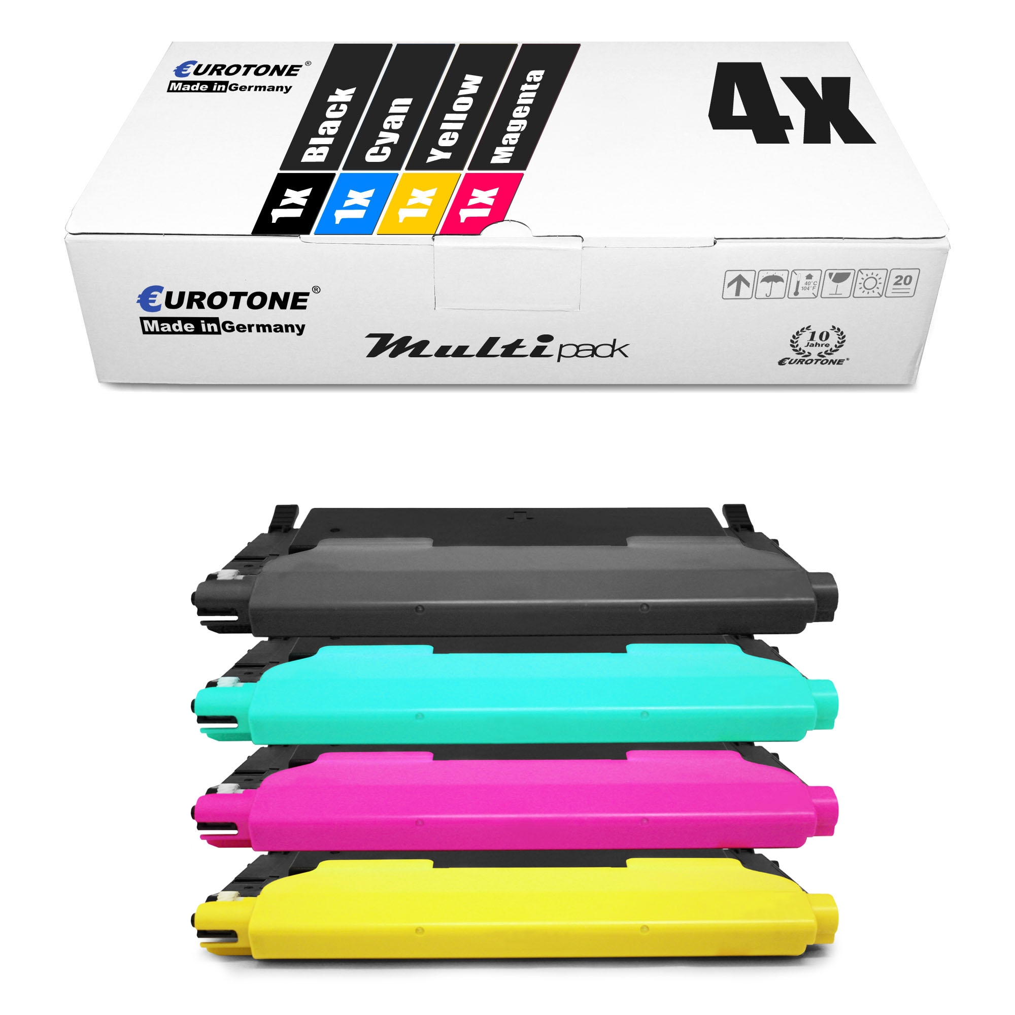 EUROTONE ET3272866 Toner / CLT404 / / CLT404) CLT-M404S Cartridge Mehrfarbig CLT404 CLT-K404S (Samsung / CLT-Y404S CLT404 CLT-C404S