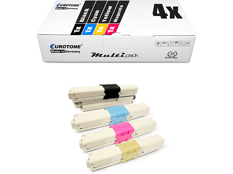 EUROTONE ET3615854 Toner Cartridge Mehrfarbig (OKI 44973536 