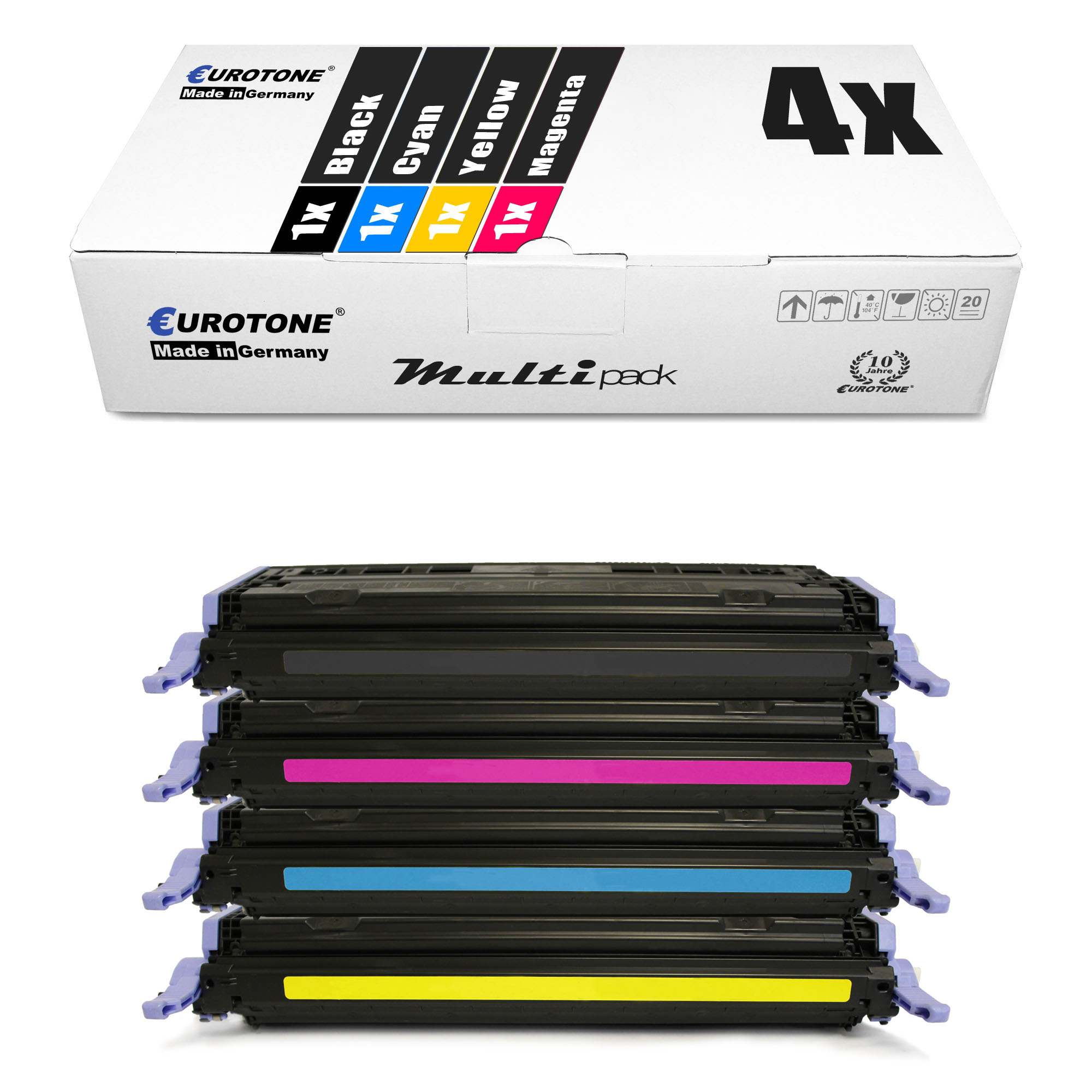 Mehrfarbig / / / 124A) 124A ET4405959 Q6003A Q6001A (HP Q6002A EUROTONE / Q6000A Toner Cartridge 124A 124A