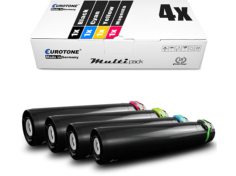 EUROTONE ET3037038 Toner Cartridge Mehrfarbig (Xerox 106R01163 Xerox 106R01160 Xerox 106R01161 Xerox 106R01162)