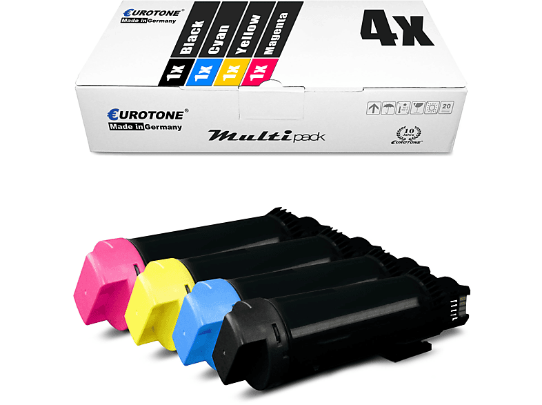 593BBRV 593BBSB 593BBSD (Dell ET4578967 / Cartridge 593BBSE / Toner 0CX53) / EUROTONE / Mehrfarbig 4R6JN 5PG7P 6CVF8