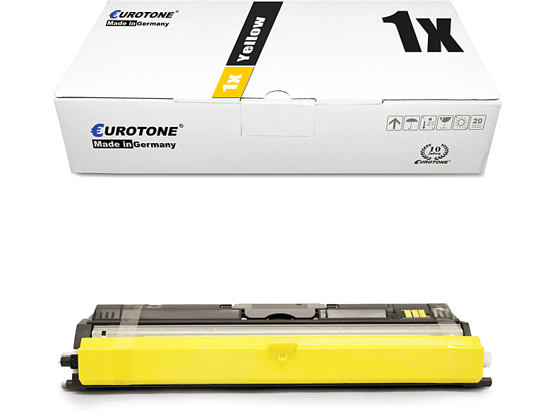 EUROTONE ET3628168 Toner Cartridge Yellow (OKI 44250721)