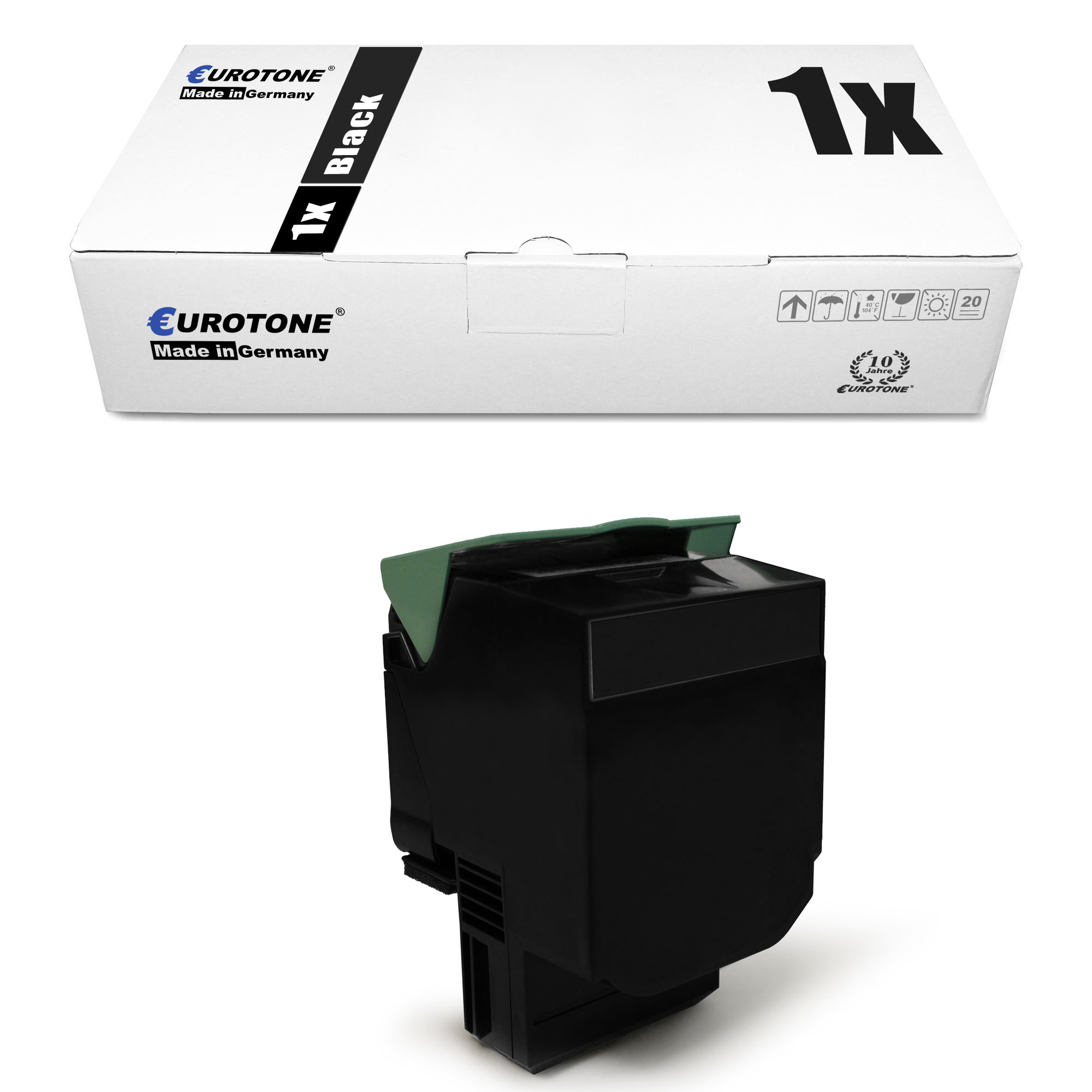 EUROTONE ET3692923 Toner Cartridge (Lexmark Schwarz 802SK)