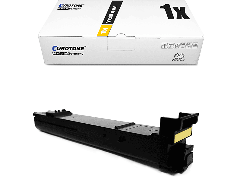 Yellow Cartridge EUROTONE ET3996397 Minolta QMS Toner (Konica 4650) A0DK252 /