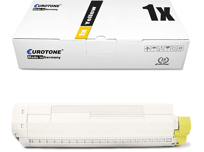 EUROTONE ET3494909 Toner Cartridge Yellow (OKI 45862837)