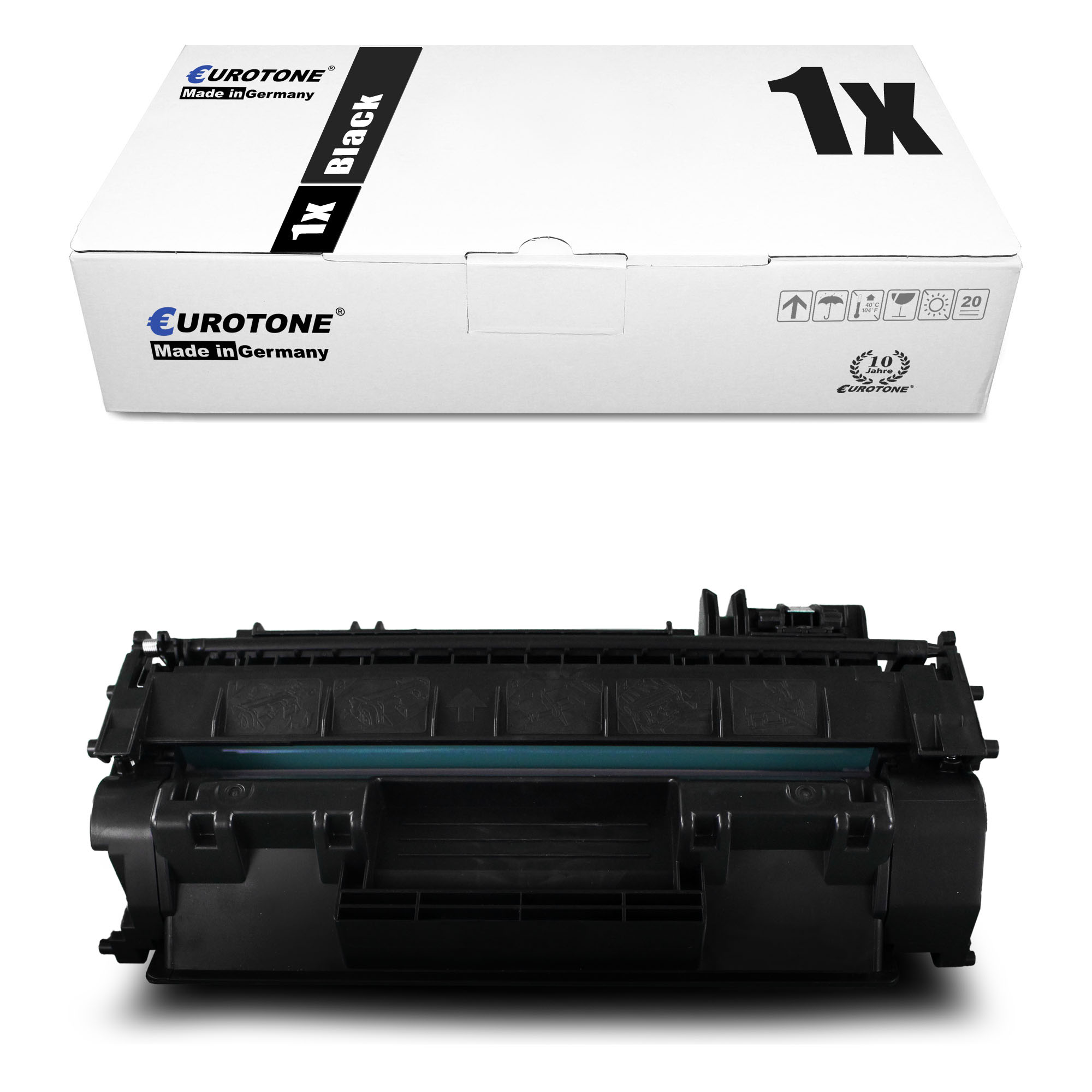 EUROTONE ersetzt HP Toner (CE505A CE505A Cartridge / 05A 05A) Schwarz 
