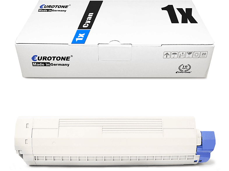 44844507) (OKI EUROTONE ET3574571 Cyan Cartridge Toner