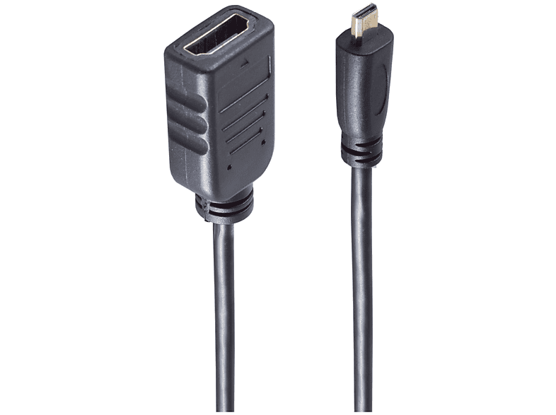 SHIVERPEAKS -Adapter, Micro HDMI Stecker auf HDMI-A Buchse