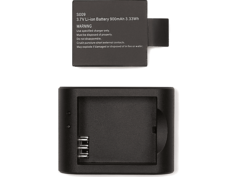 VIZU XPOWERPACK ExtremeX Ladegerät und Zusatzbatterie-Kombi, Batterie, Schwarz